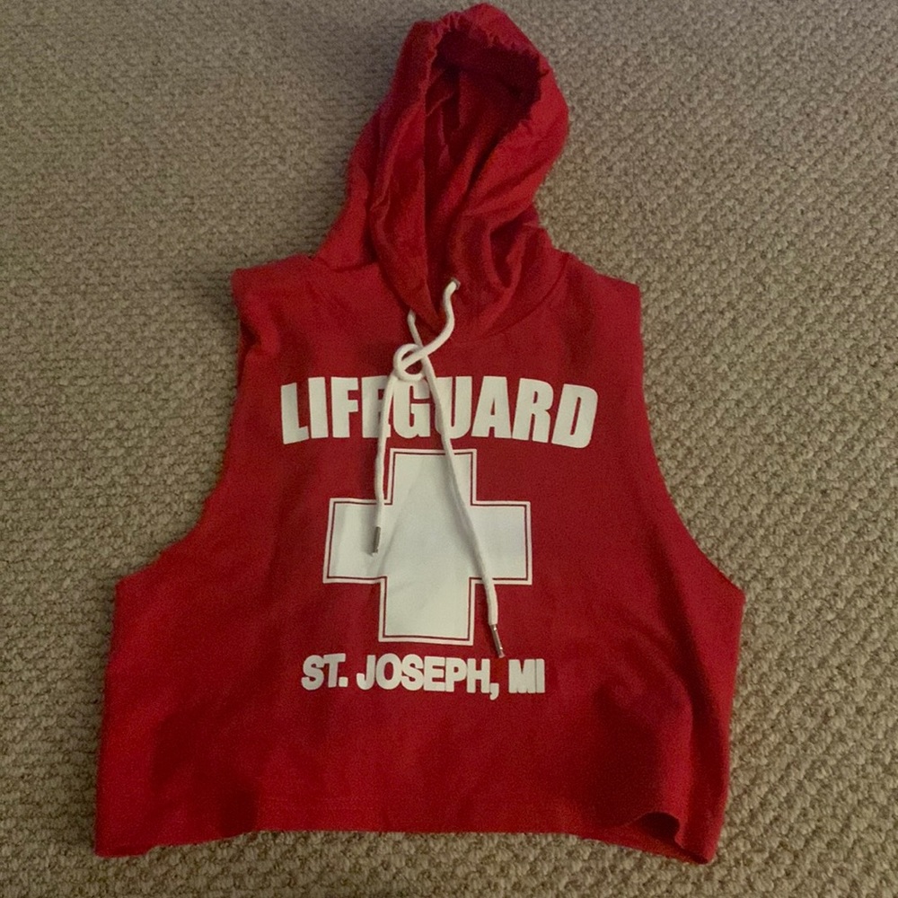 Category: Tank Top Color: Red & White Size: Women’s Small